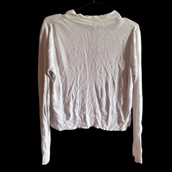 🏷️ FOR SALE: Jones New York White Open-Front Cardigan – Size Large 🏷️ - Picture 2 of 4